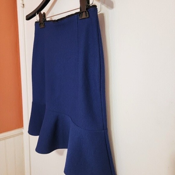 Bisou Bisou Blue Flare Mini Skirt Y2K Small - Picture 4 of 12